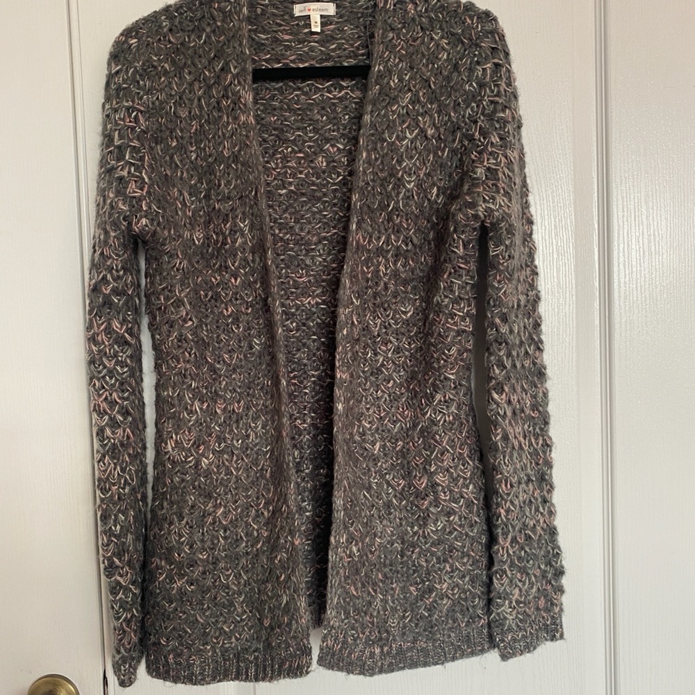 Cardigan by Self-Esteem Thick Soft and fuzzy - Picture 9 of 10
